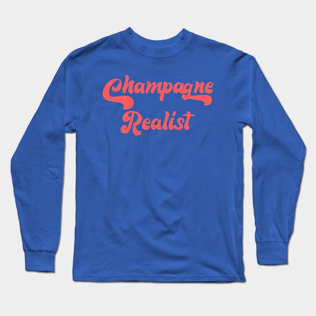 CHAMPAGNE REALIST Long Sleeve T-Shirt by Inner System